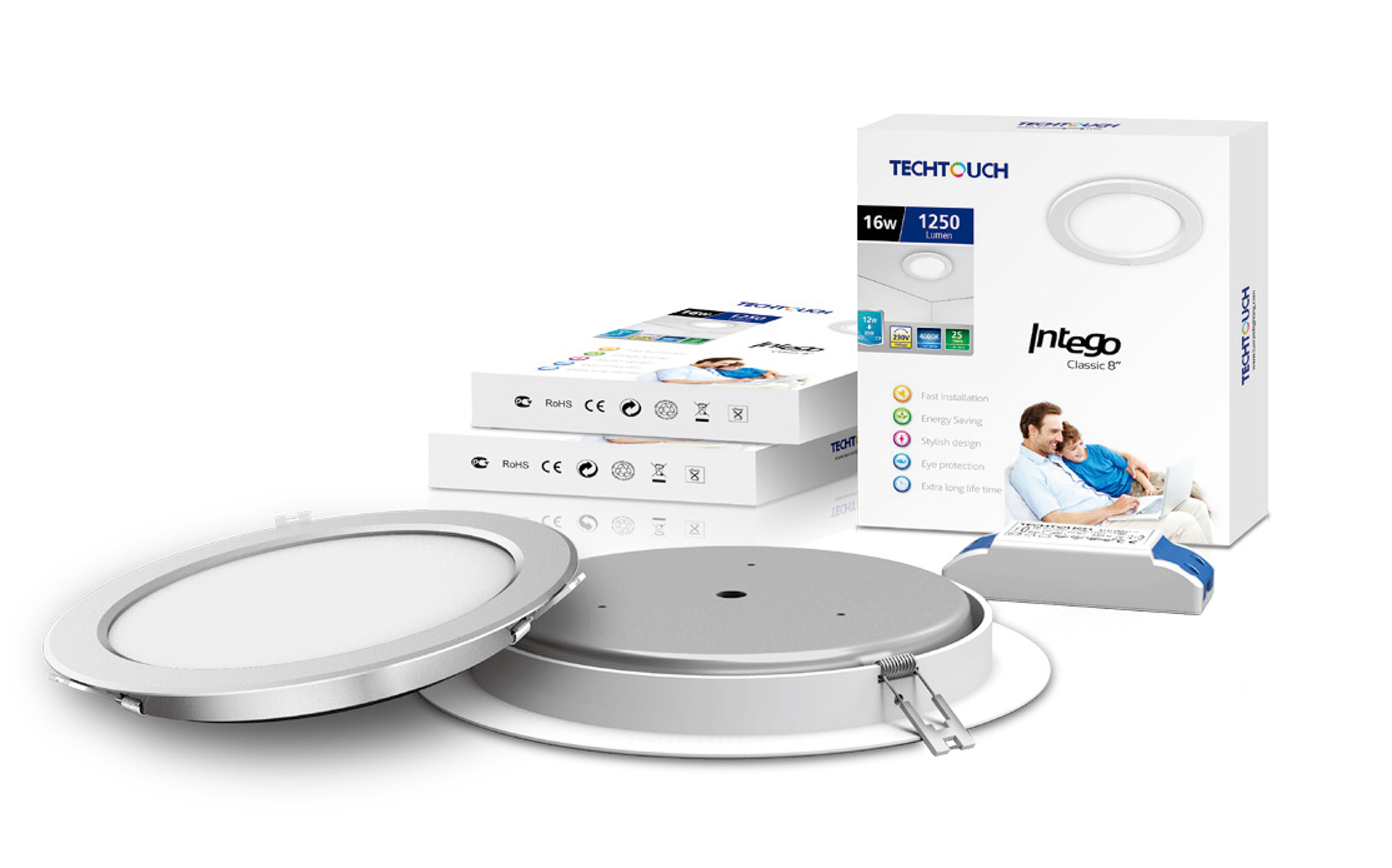Intego Classic Recessed Ceiling Luminaires Techtouch Round Recess Ceiling Intego Classic Recessed Ceiling Luminaires Techtouch Round Recess Ceiling